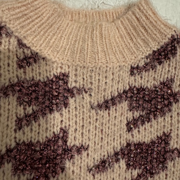 FOREVER 21 GLITTER HERRINGBONE SWEATER - Picture 6 of 7